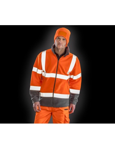 R-R329X-Safety Microfleece Jacket
